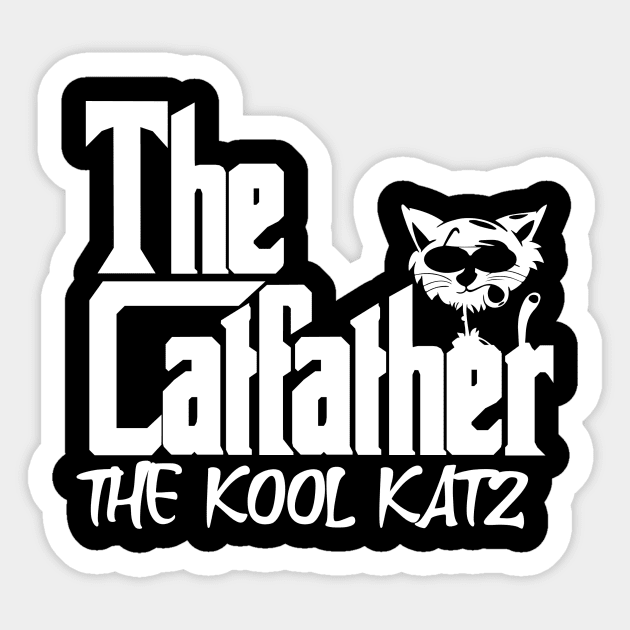 THE CAT FATHER Sticker by Come Together Music Productions